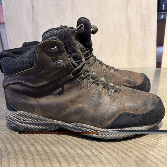 Merrell Forestbound J16495 SelectDry Waterproof Hiking Boots Brown Mens Size 12 - Picture 4 of 7